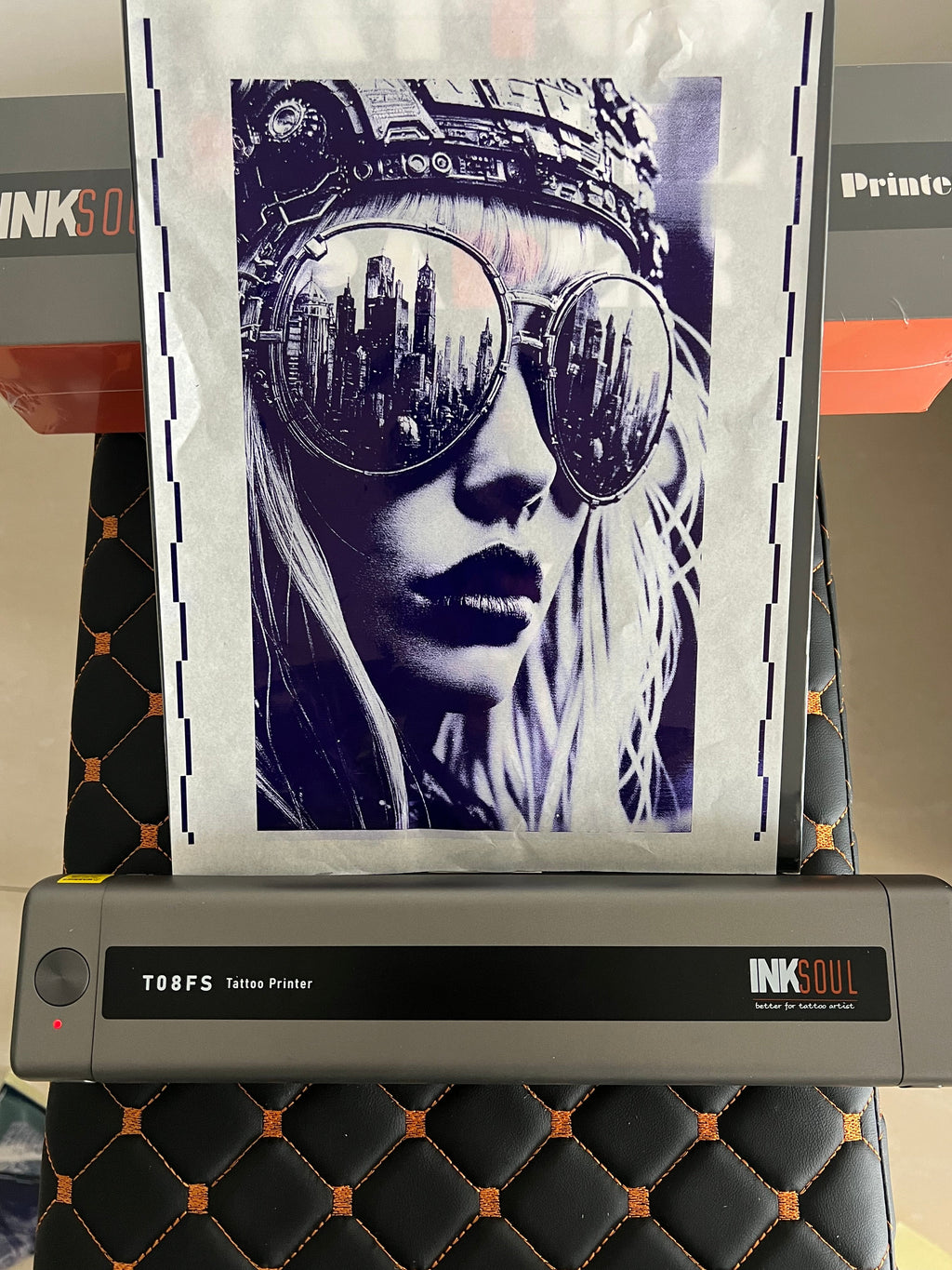 INKSOUL® T08FS Wireless Temporary Tattoo Stencil Printer – Print & Stick-On Tattoos at Home