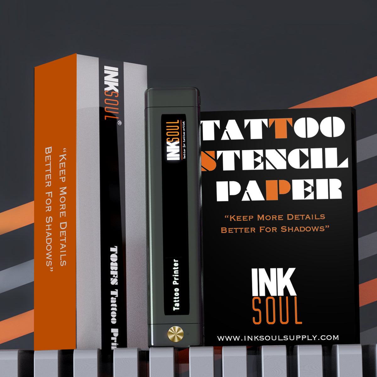 INKSOUL® T08FS Wireless Temporary Tattoo Stencil Printer – Print & Stick-On Tattoos at Home