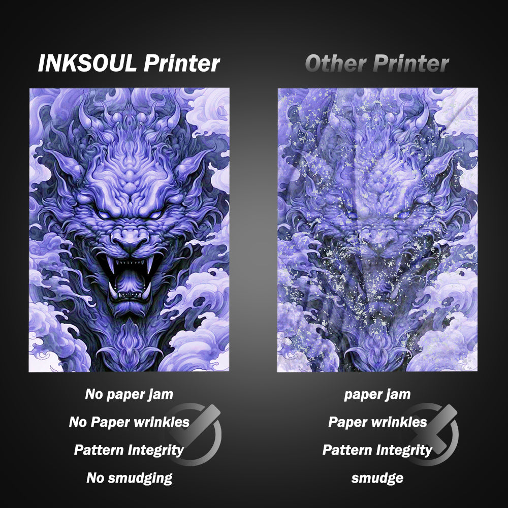 INKSOUL® T08FS Wireless Temporary Tattoo Stencil Printer – Print & Stick-On Tattoos at Home